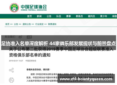 足协准入名单深度解析 44家俱乐部发展现状与前景盘点 足协准入名单深度解析 44家俱乐部发展现状与前景盘点