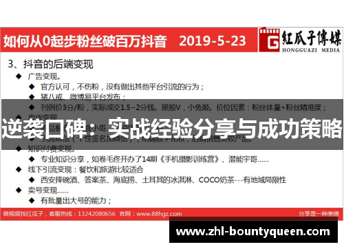 逆袭口碑：实战经验分享与成功策略
