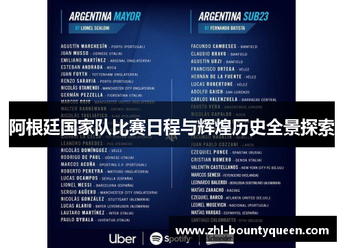 阿根廷国家队比赛日程与辉煌历史全景探索